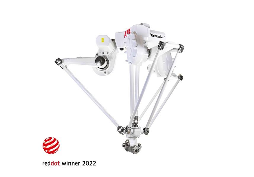 Robot FlexPacker firmy ABB z nagrodą Red Dot