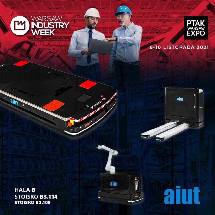 Showroom robotów AIUT na Warsaw Industry Week