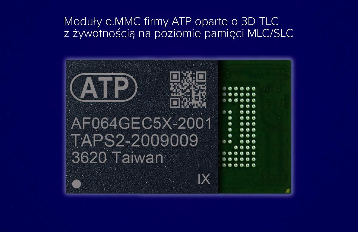 Moduły e.MMC firmy ATP oparte o 3D TLC