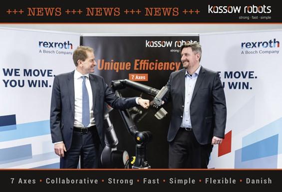 Bosch Rexroth inwestuje w coboty Kassow Robots