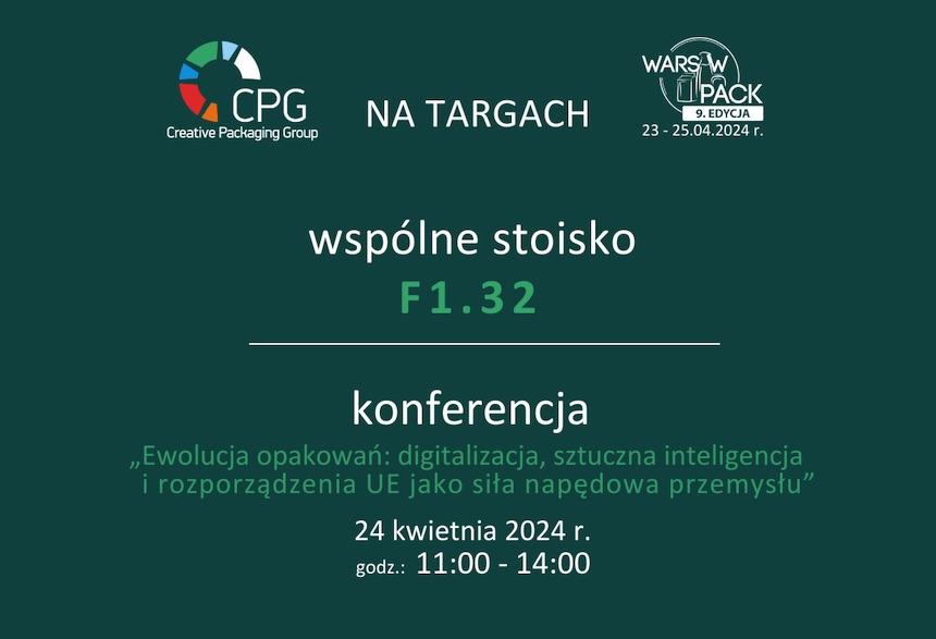 Klaster CPG na targach Warsaw Pack 2024