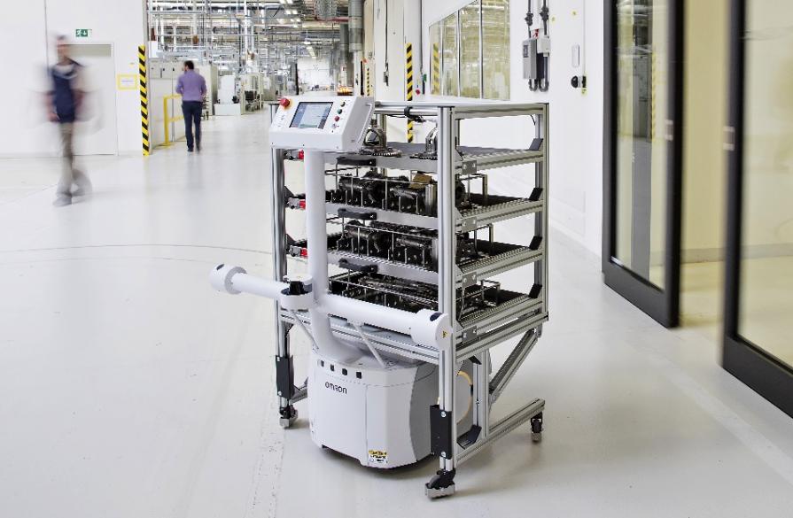 ŠKODA używa robota mobilnego Omron