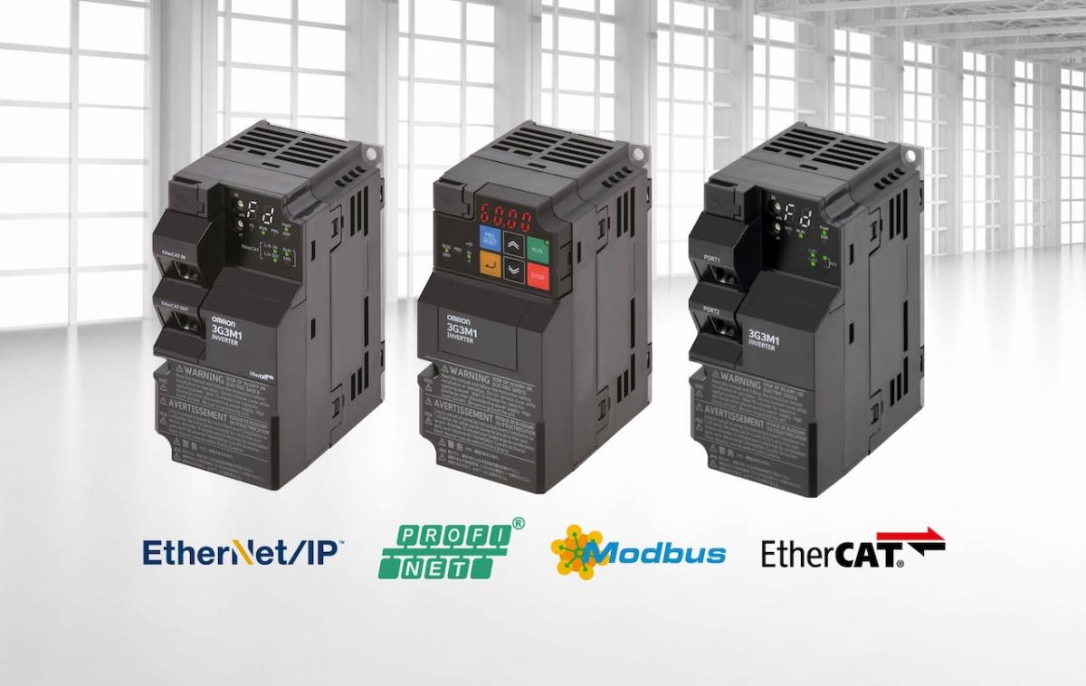 Nowe napędy AC M1-EMP z obsługą wielu protokołów Ethernet
