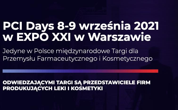 Targi PCI Days 2021 stacjonarnie w Warszawie