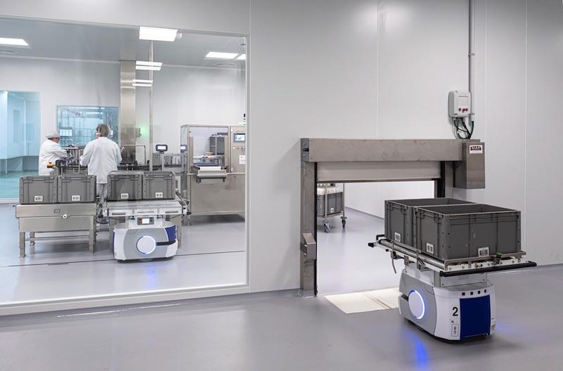 Roboty mobilne OMRON usprawniają logistykę wewnętrzną
