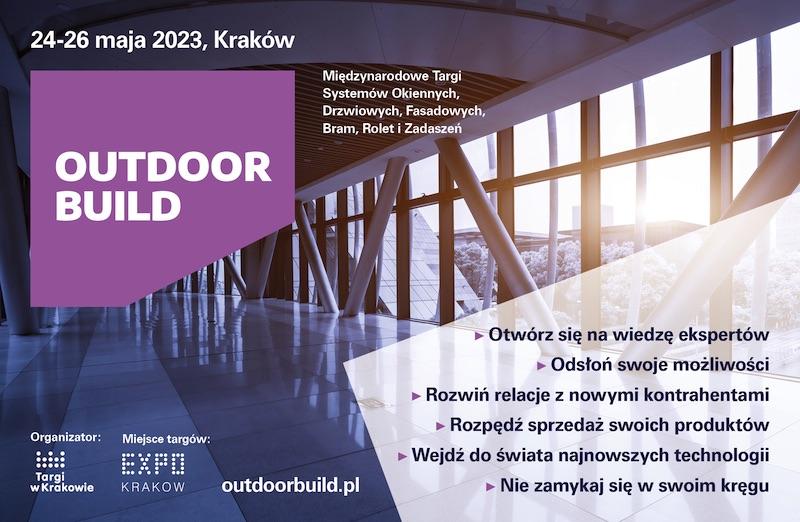OUTDOOR BUILD - wyjątkowe targi dla branży stolarki okiennej
