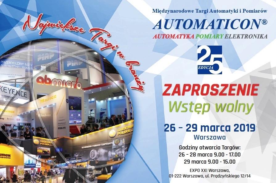 Wszystko o Targach Automaticon 2019