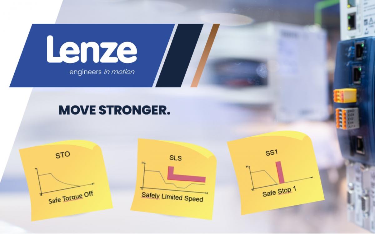 Bezpieczeństwo funkcjonalne w napędach LENZE