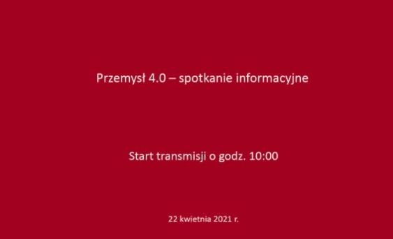 Przemysł 4.0 - spotkanie informacyjne