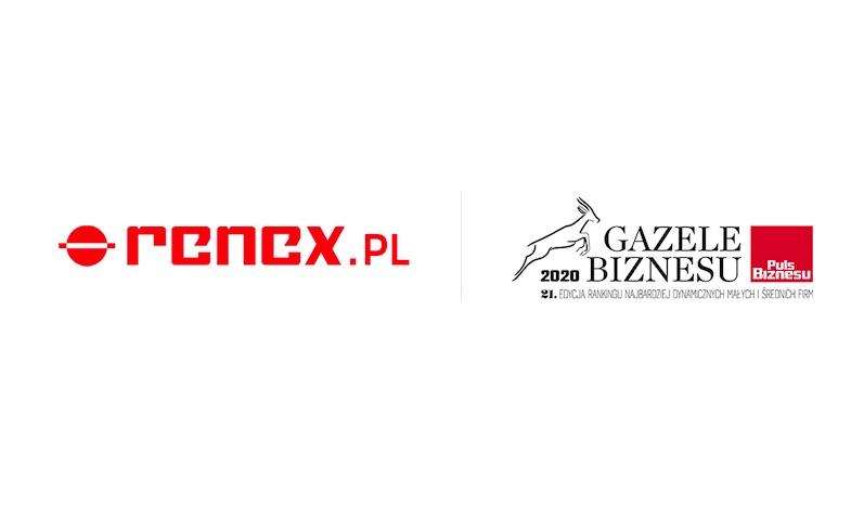 Firma RENEX Gazelą Biznesu 2020