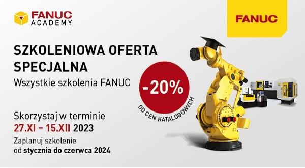 Oferta szkoleń FANUC z 20% rabatem