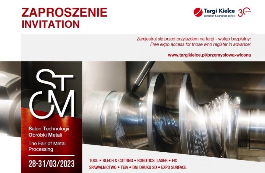 Odbierz bezpłatne zaproszenie na STOM-ROBOTICS 2023!