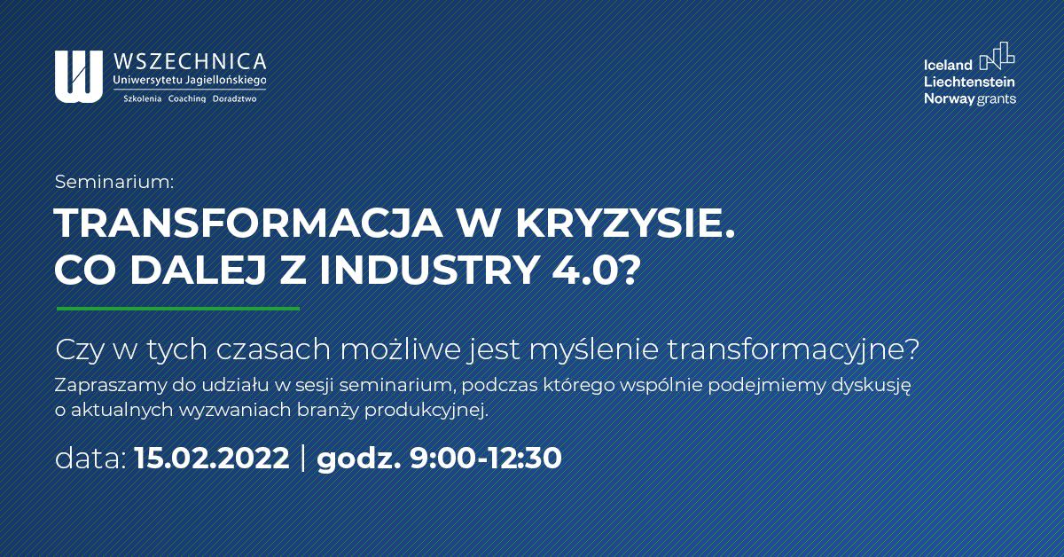 Transformacja w kryzysie. Co dalej z Industry 4.0?
