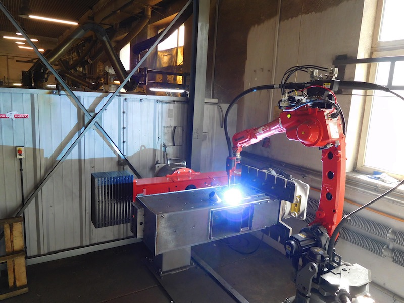 Roboty spawalnicze Valk Welding w firmie HKS LAZAR